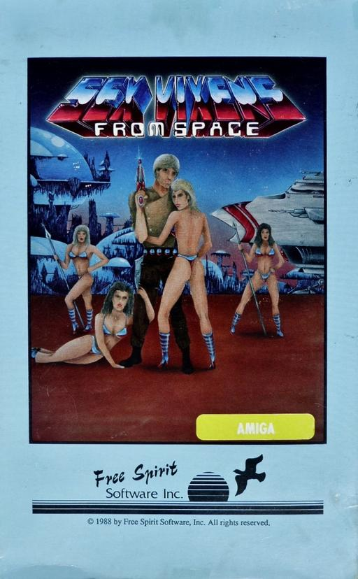 Sex Vixens From Space box art for Amiga
